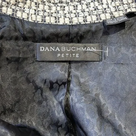 Dana Buchman petite tweed jacket in excellent condition - Picture 6 of 7